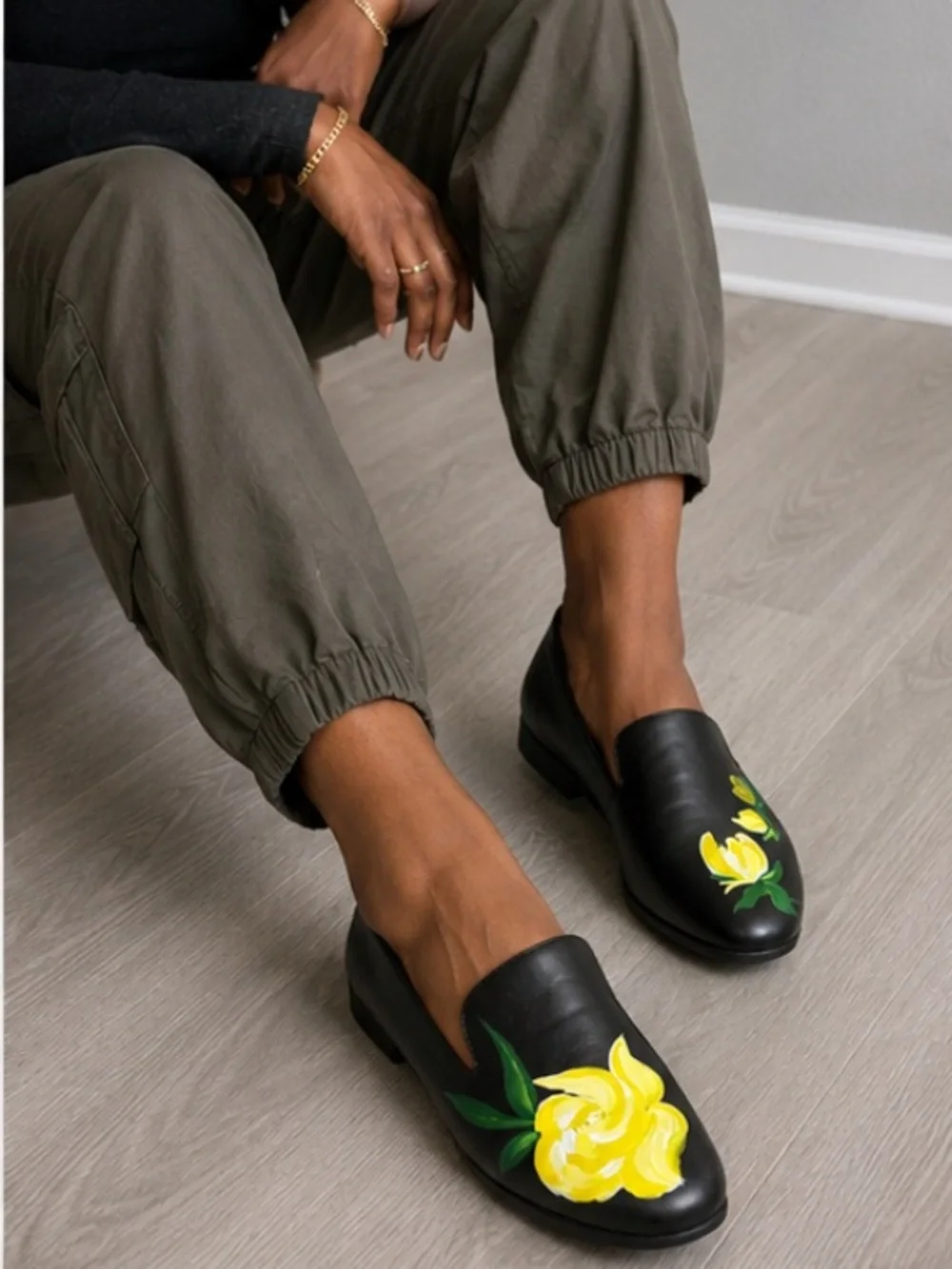 Birdies Men’s Black Slip-On Loafer